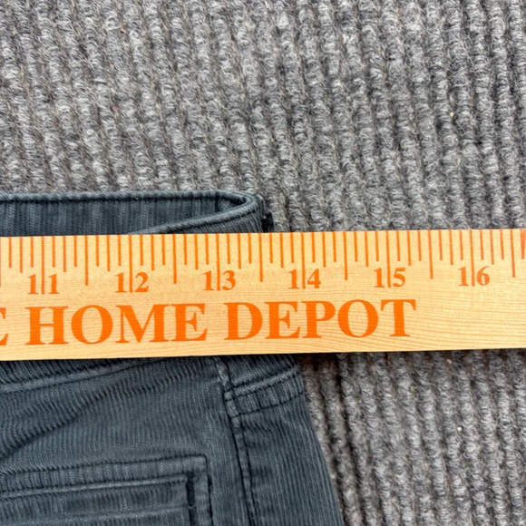 American Eagle Outfitters Pants Women's 2  Gray Corduroy Flare Regular Stretch - Picture 9 of 10